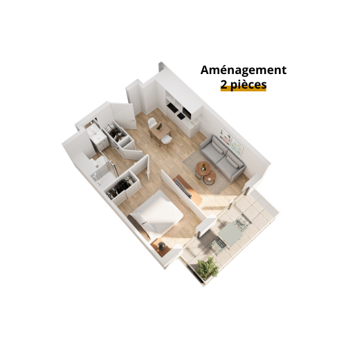 Aménagement intérieur T2