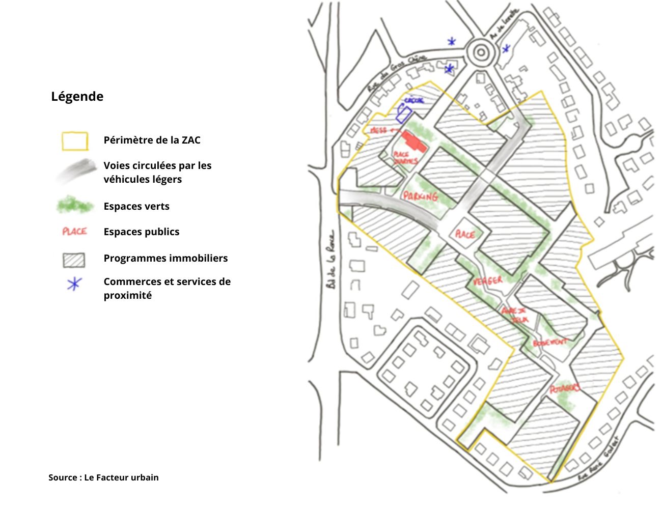 carte de la Caserne lorette à Saint-malo