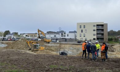 Actualité Démarrage travaux résidence CAP VERT à Saint-Avé